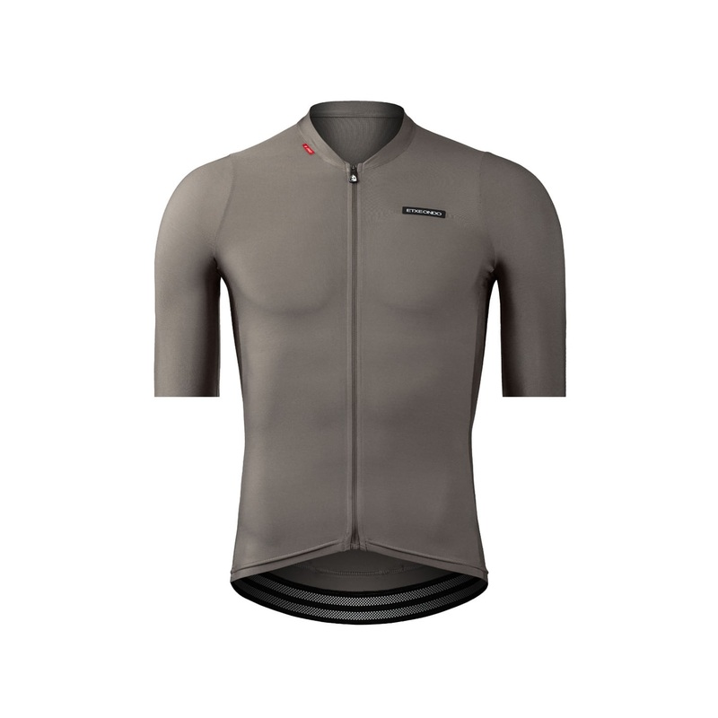 Alde Metalic Short Sleeve Jersey Etxeondo Man Gris Topo