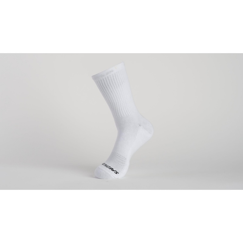 Cotton Tall Sock Specialized White