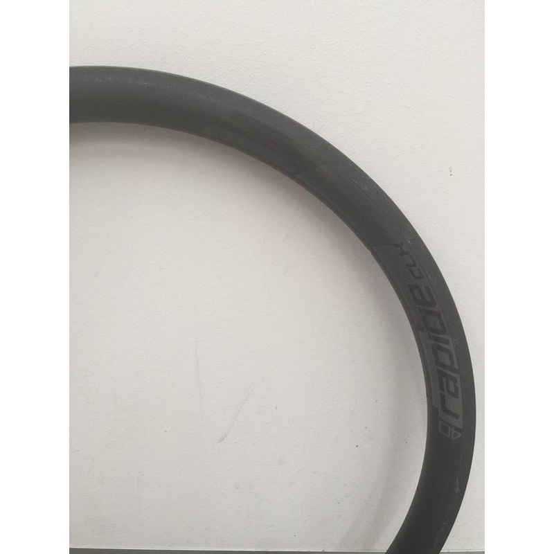 Rim MY15 Roval Rapide CLX 40 Tu R Front Rim Gloss Black/CHRome