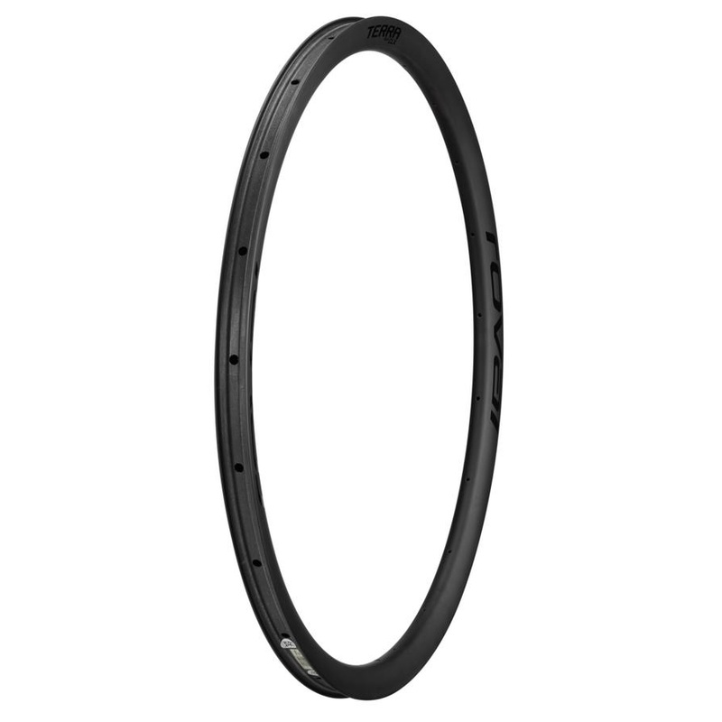Rim MY20 Roval Terra CLX 700C Front Carbon 21H Disc 25mm Internal (WC029 1) Satin Carbon W/Gloss Black DCL