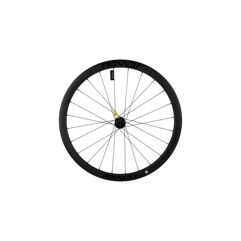 WHL MY19 Roval C38 700C Rear Carbon TA 12X142mm Disc Centerlock 24H Shimano 11s Road Freehub Satin Carbon W/Black DCL