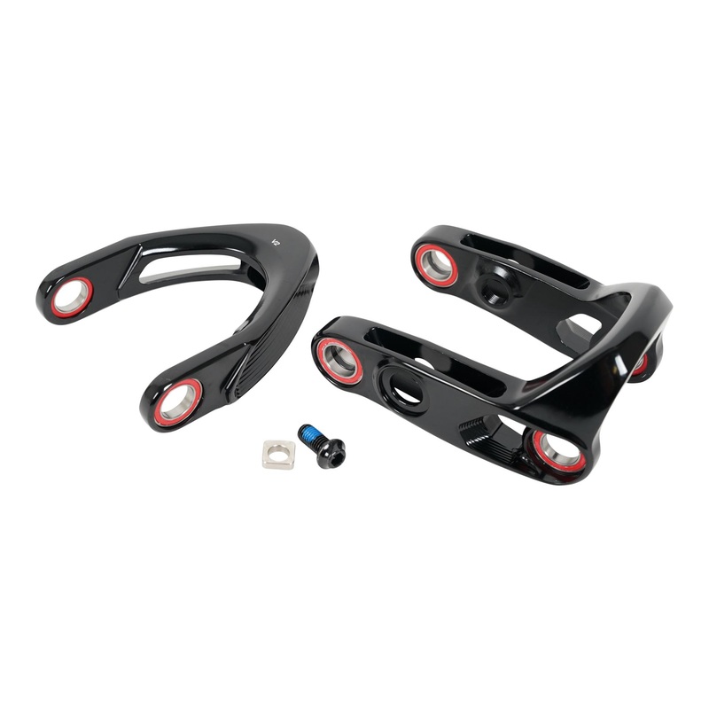 SHL MY17 18 Specialized Enduro FSR 29 Shocklink Shock Extension Bolt Spacer Bearings Anno Black Polished