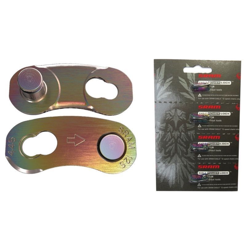 Chain Connector Sram Eagle Powerlock 12s Rainbow 4pcs