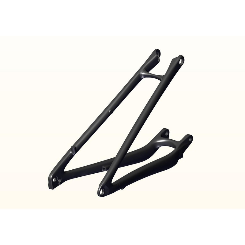 CHS MY18 EPIC, CARBON FRAME, REAR STAY ASSEMBLY, 29, CARBON, 12X148MM – GLOSS SATIN CHARCOAL TINT CARBON / BLACK