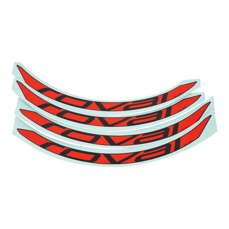 DCL MY18 Roval Control Carbon Decal Set Color Rocket Red