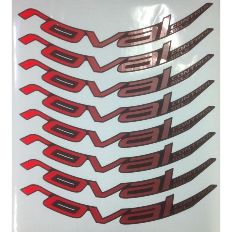 DCL MY18 Roval Control SL Decal Kit Rocket Red