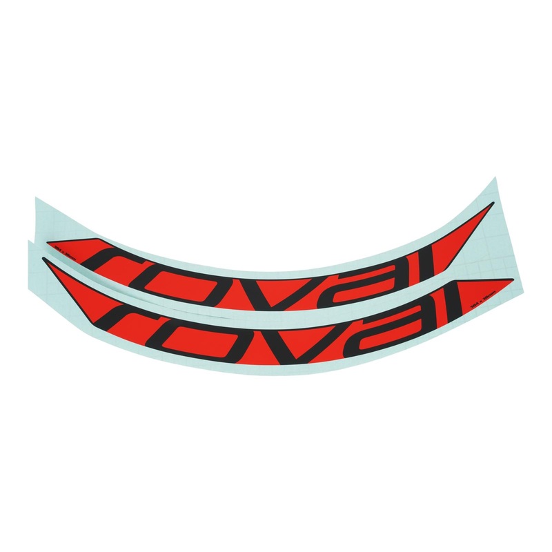 DCL MY18 Roval Traverse Carbon 38 650B Decal Set Color Rocket Red