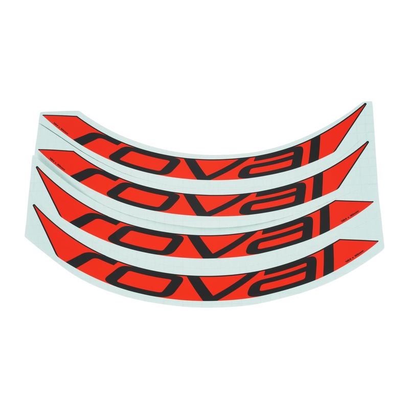 DCL MY18 Roval Traverse Carbon 650B Decal Set Color Rocket Red