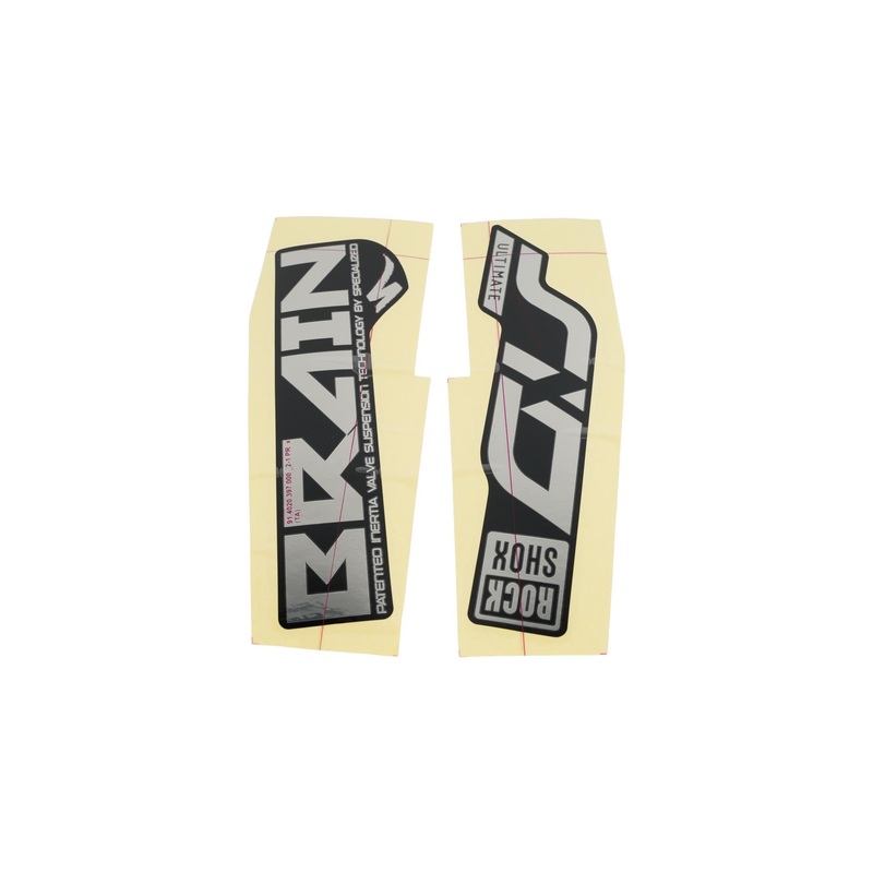 DCL MY20 Sbc Fork Decal Kit Sid Ultimate (Include Decal Set Art) Polar Foil Gloss Black (11.4418.032.000)