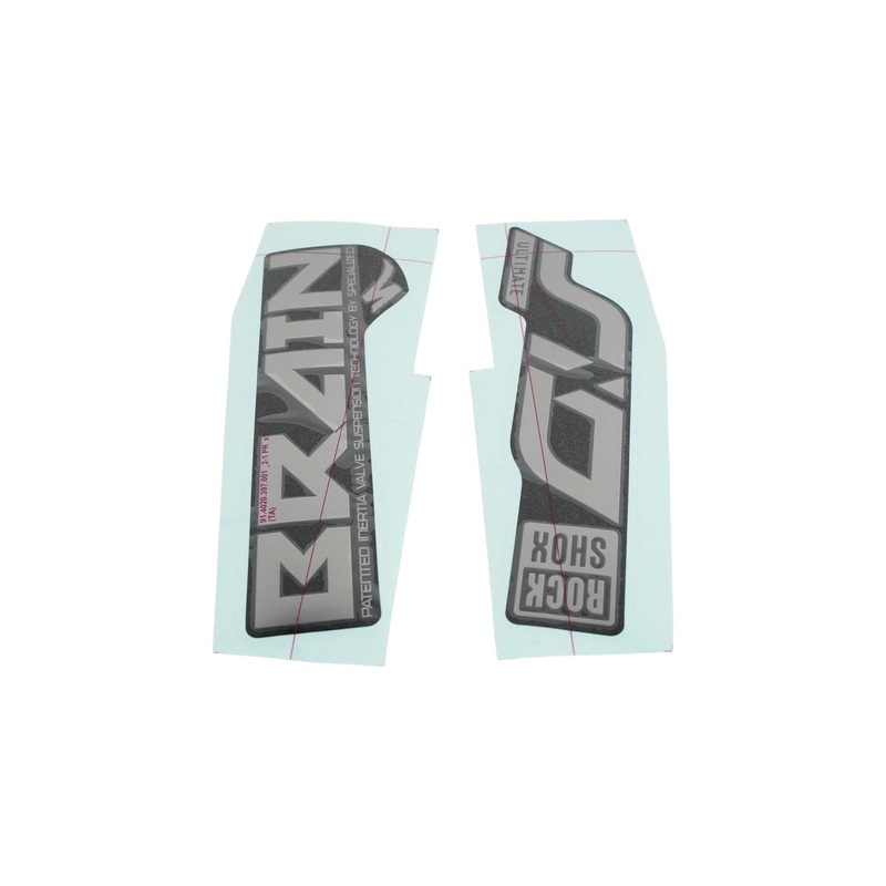 DCL MY20 Sbc Fork Decal Kit Sid  Ultimate (Include Decalset Art) Polar Foil Diffuse Black (11.4418.032.001)