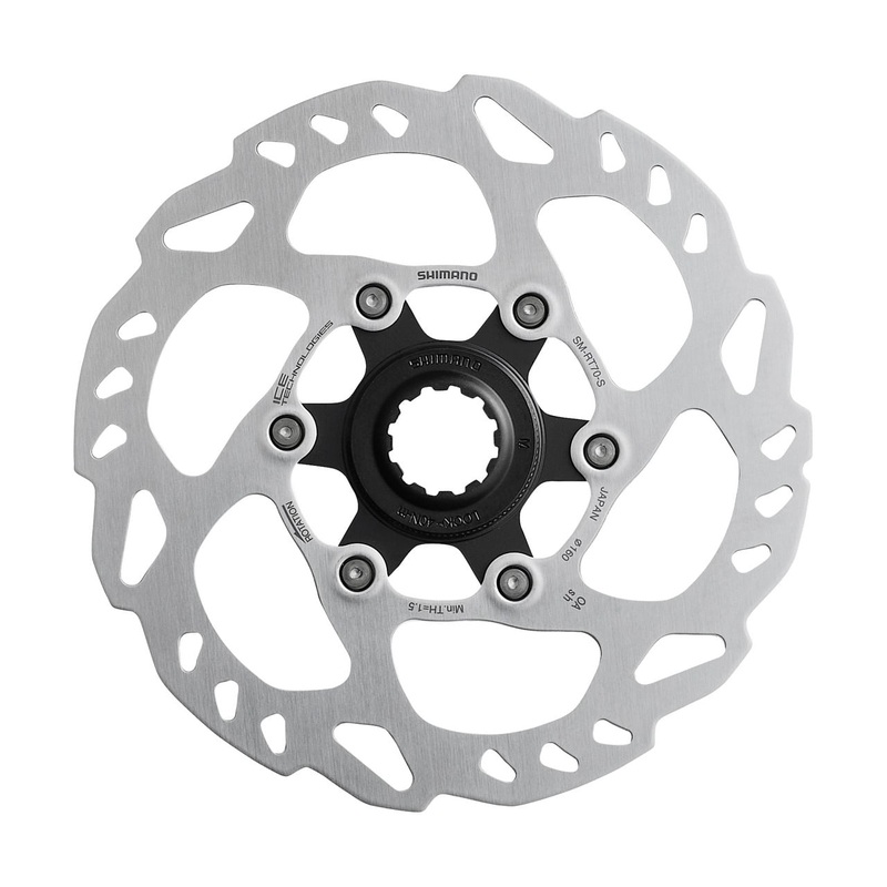 Shimano SM-RT70 Brake Disc 6 160mm Center Lock Ice Technologies Bolts