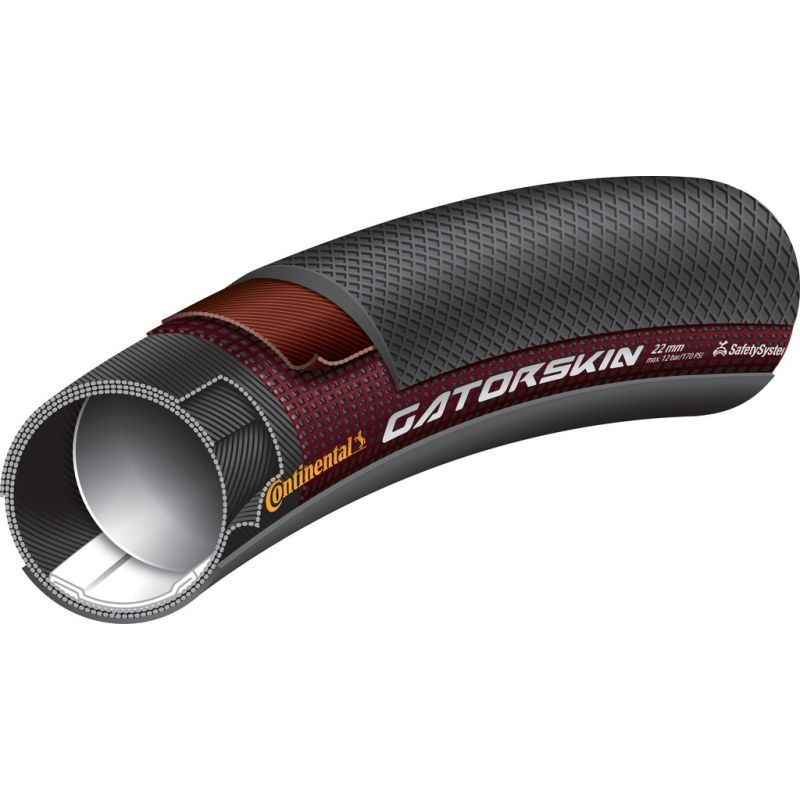 Sprinter Gatorskin Continental Tubular Tire 700 Black