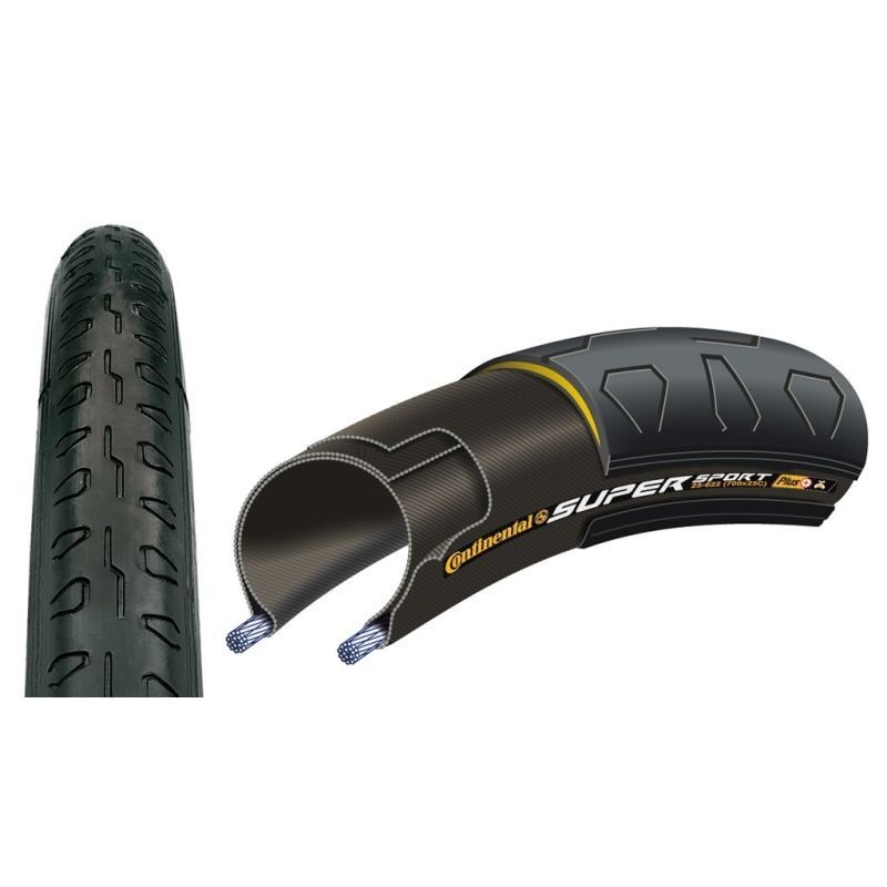 Super Sport Plus Continental Tire 700 Black