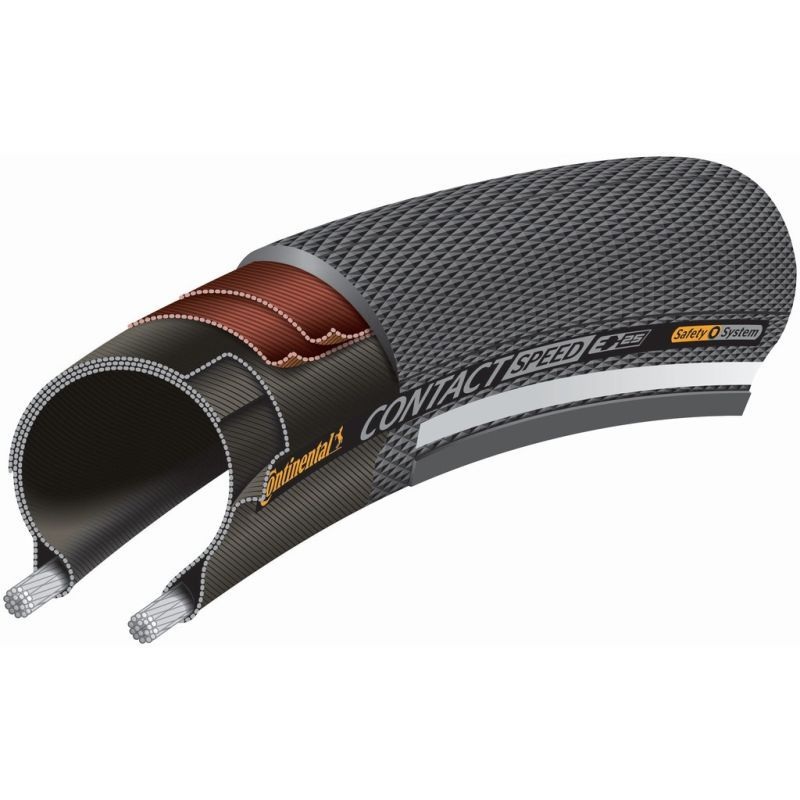 Contact Speed Continental Tire 700 Rigid Black Reflective