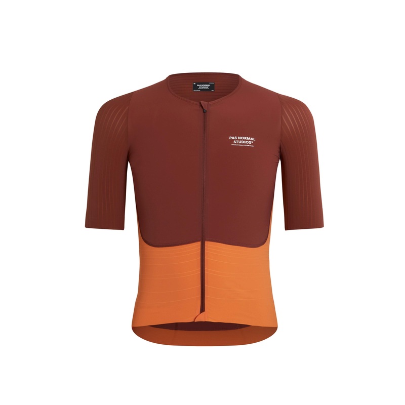 Pas Normal Studios Mechanism Pro Short Sleeve Jersey Men Mahogany