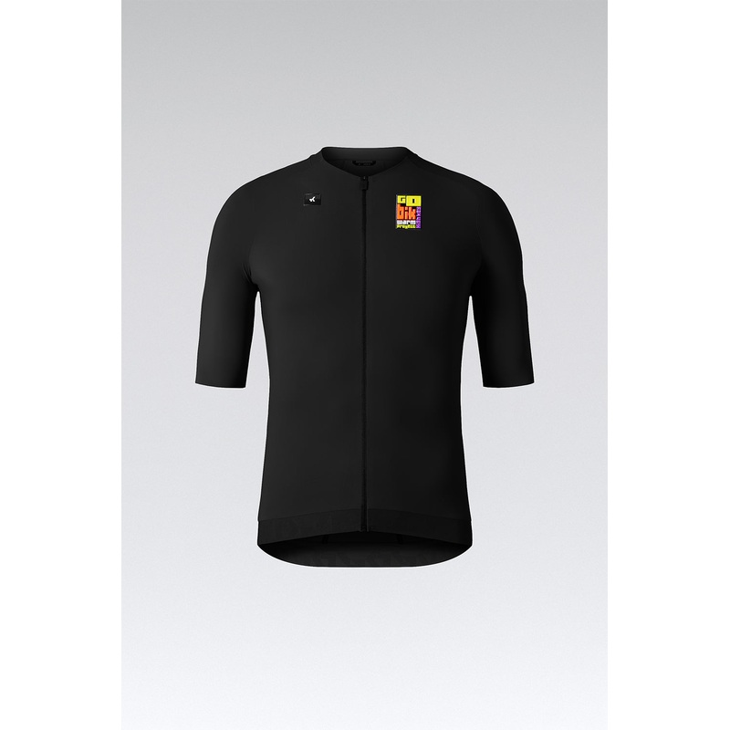 Short Sleeve Jersey CX Solid HK Gobik Unisex Black