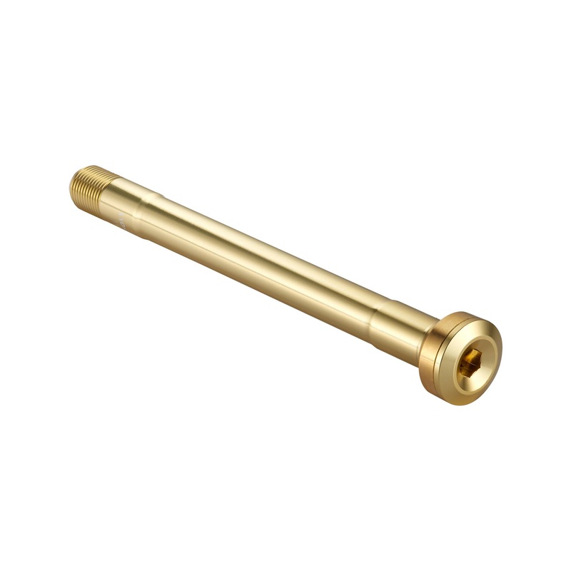 AXL Front Road Boost Thru-Axle 12X110mm Bolt-On 6mm Hex Head M12X1.0Px137.5mm Gold (QR43-1)