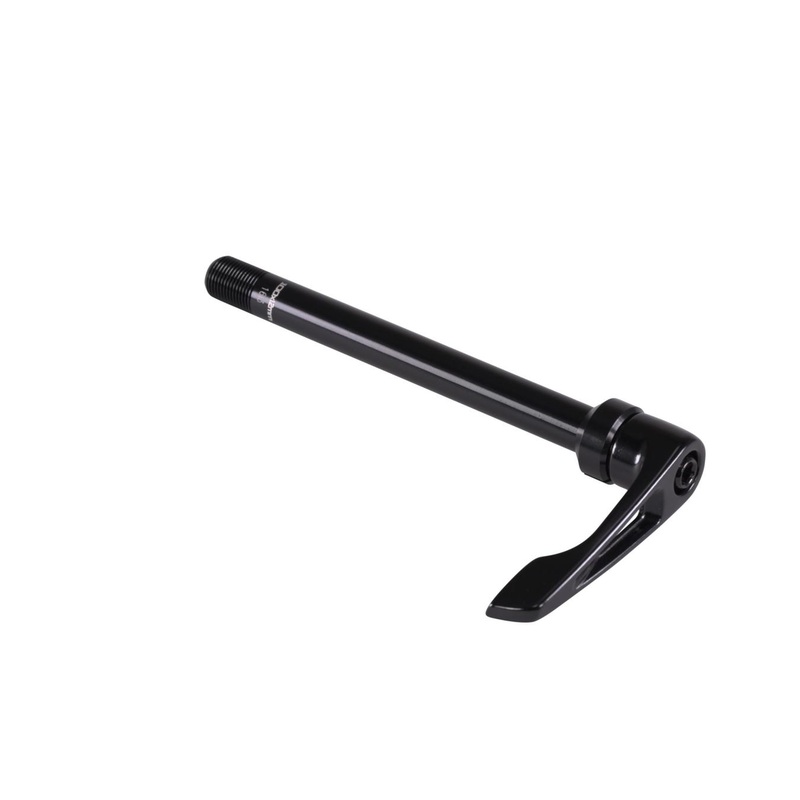 AXL Front Road Thru Axle 12X100mm Fixed Position Lever M12X1.0Px128mm Black (QR41F)