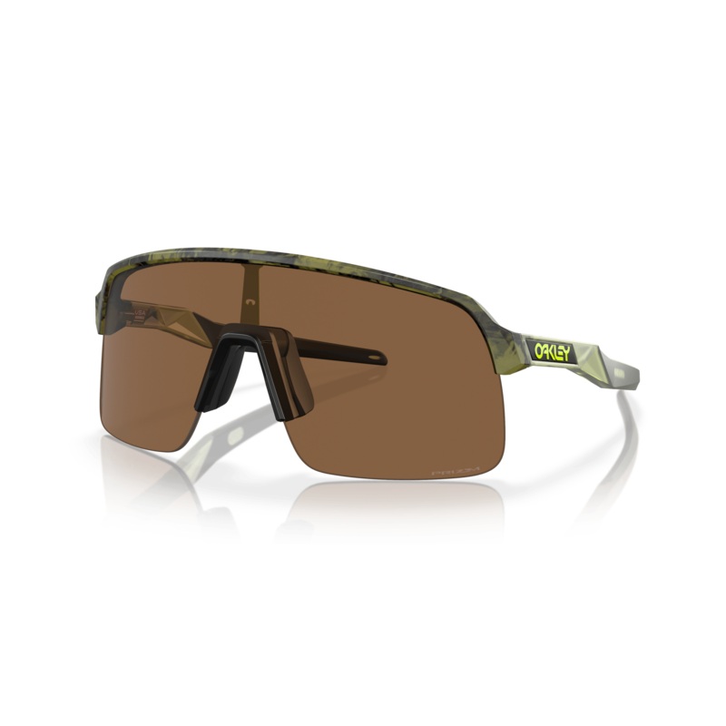 Sutro Lite Chrysalis Collection Sunglasses Oakley Matte Transparent Fern Swirl Lens Prizm Bronze