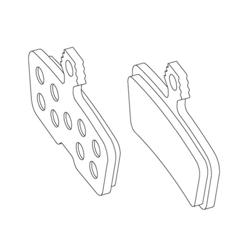 Disc Brake Pads Set Sram Metallic/Steel for Code 2011 /Guide RE/G2 RE/DB8