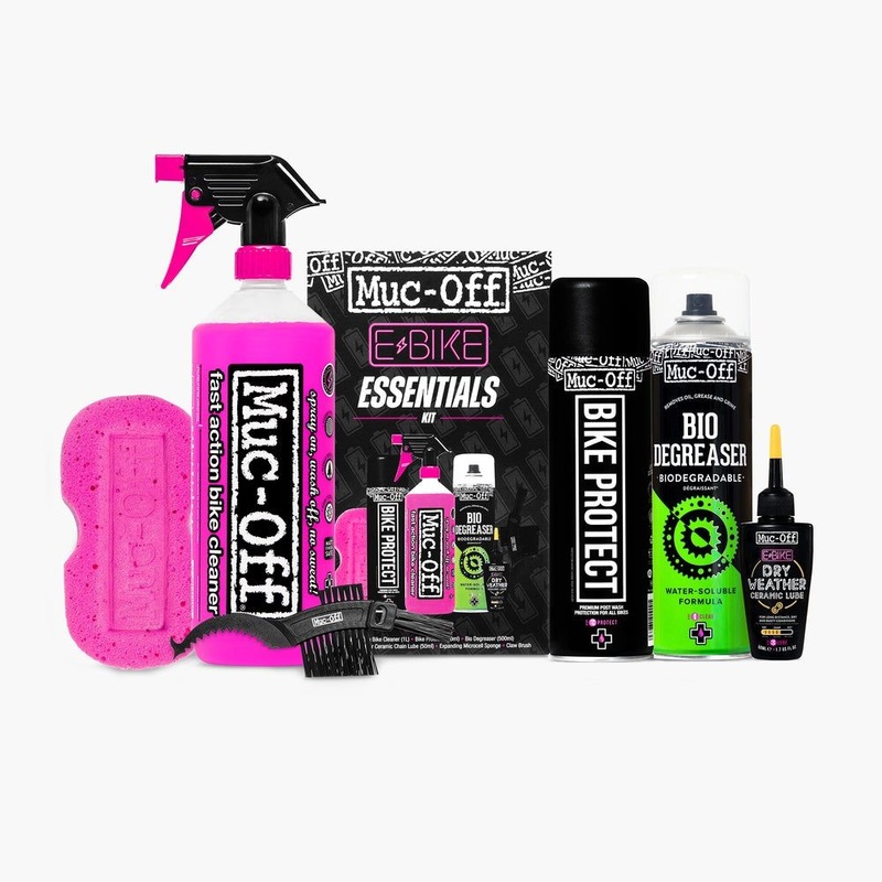 Muc-Off Essentials Cleaning/Protection/Lubrication E-Bike Kit