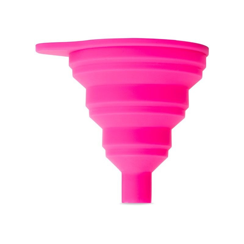 Muc-Off Mini Funnel Foldable Silicone Pink
