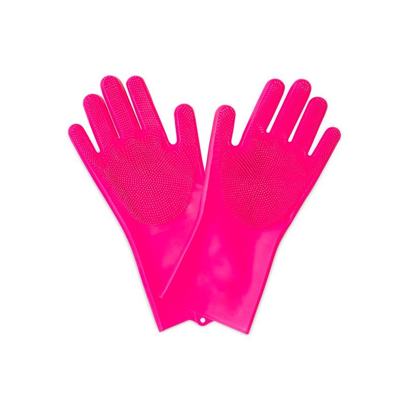 Workshop Gloves Muc-Off Deep Scrubber Pink