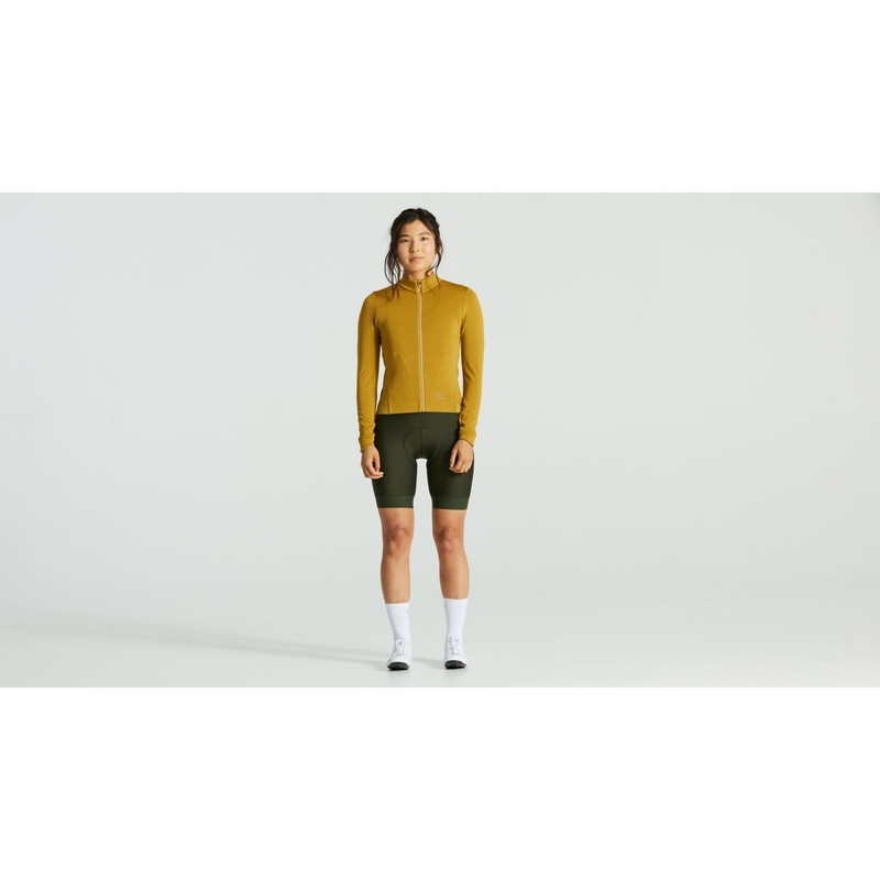 Prime Power Grid Long Sleeve Jersey Specialized Women Harvest Gold