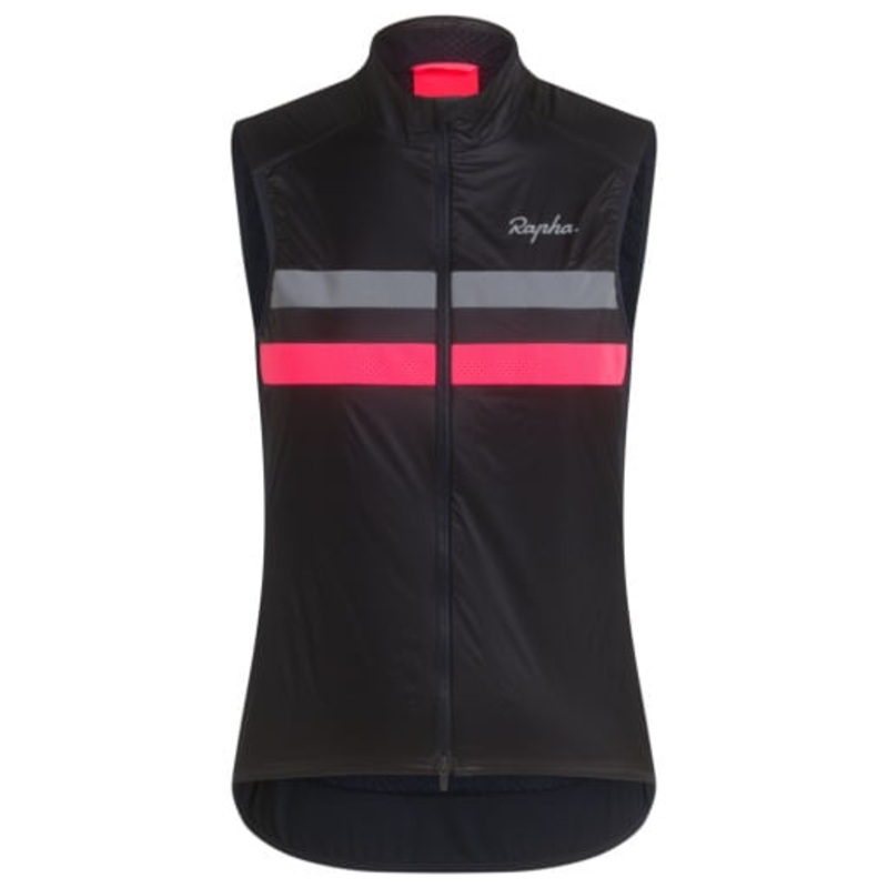Rapha Brebet Women’s Insulated Gilet Dark Navy/Hi-Vis Pink