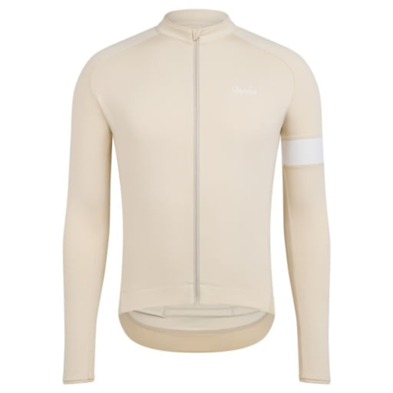 Rapha Core Men’s Long Sleeve Jersey Bone/White