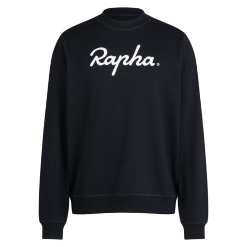 Rapha Men’s Big Logo Cotton Sweatshirt Black/Black