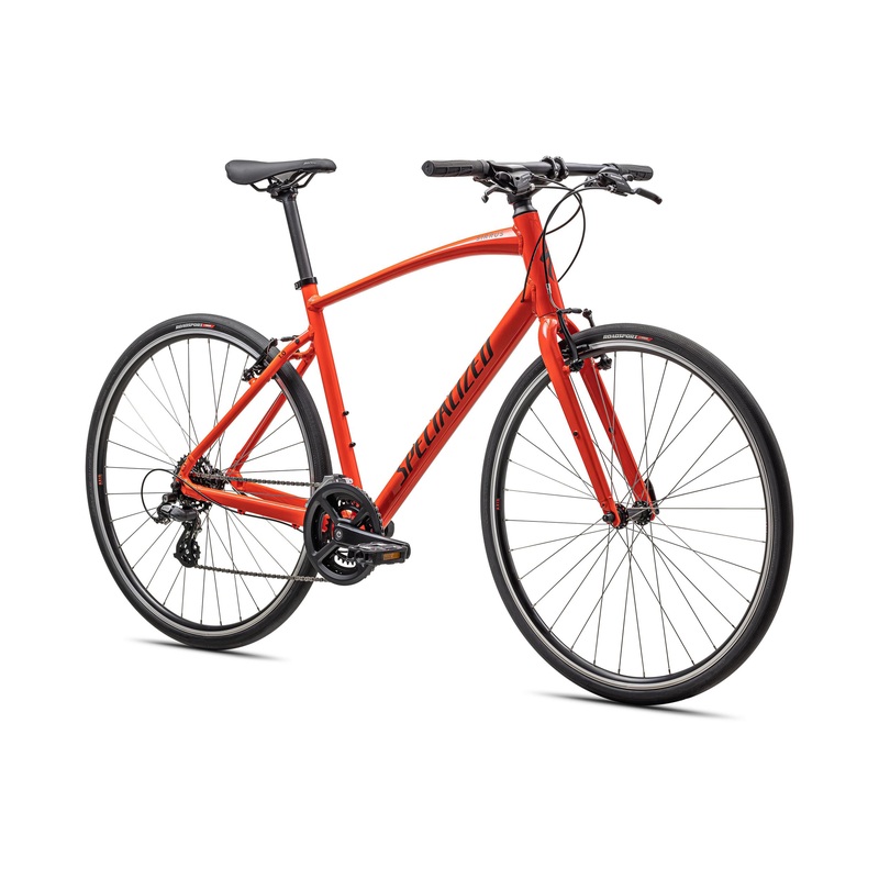 Sirrus 1.0 Specialized 2025 Gloss Fiery Red/Satin Black Reflective