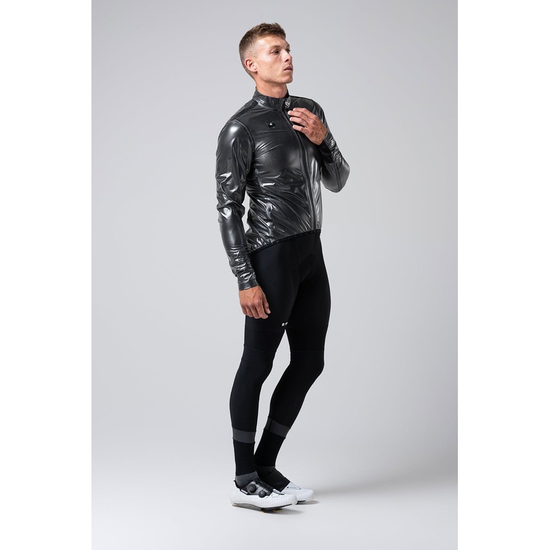 Gobik Unisex Pluvia 2.0 Waterproof Lightweight Jacket True Black