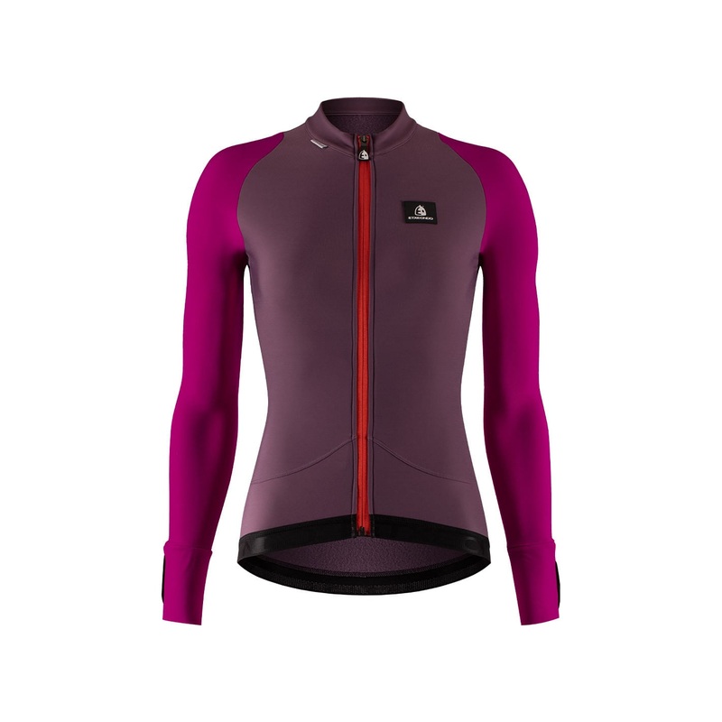 Kala Etxeondo Women’s Long Sleeve Thermal Jersey Aubergine/Magenta