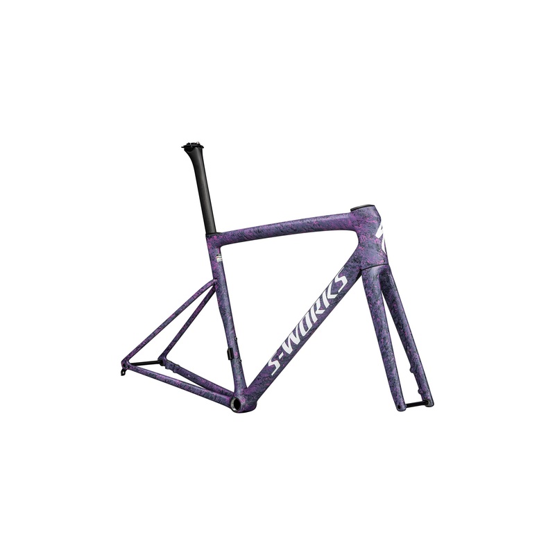 S-Works Tarmac SL8 Frameset Specialized 2025 Satin Carbon/Rebel Pink/Deep Lake Metallic Blurred Impasto/Gloss White