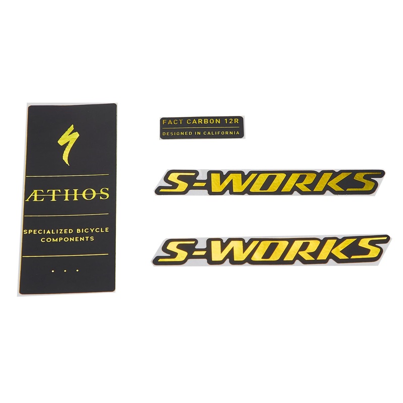 DCL MY21 Specialized Aethos Jetfuel Stickers Size 56