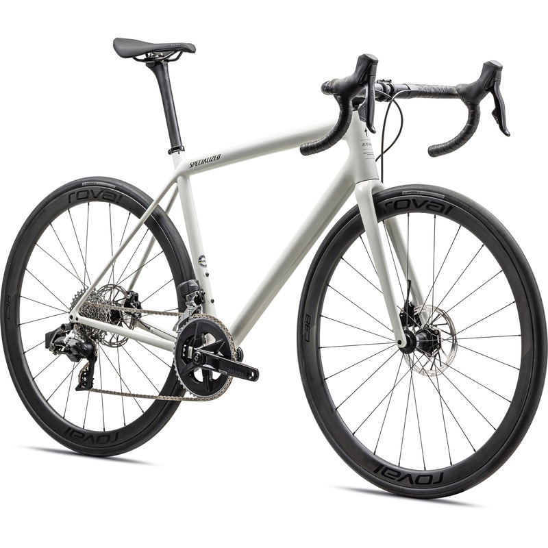 Aethos Expert Specialized 2023 Gloss Dune White/Metallic Obsidian