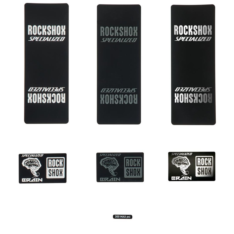 DCL Rockshock Shock Decal Kit MY21 Specialized Epic Brain Specialized All Colors (11.4418.033.008)