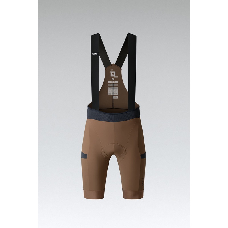 Gobik Men’s Grit K10 Short Bib Shorts Toffee