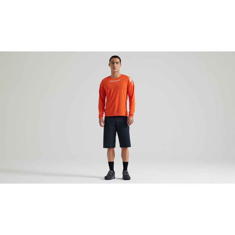 Gravity Maillot Manga Larga Specialized Fiery Red
