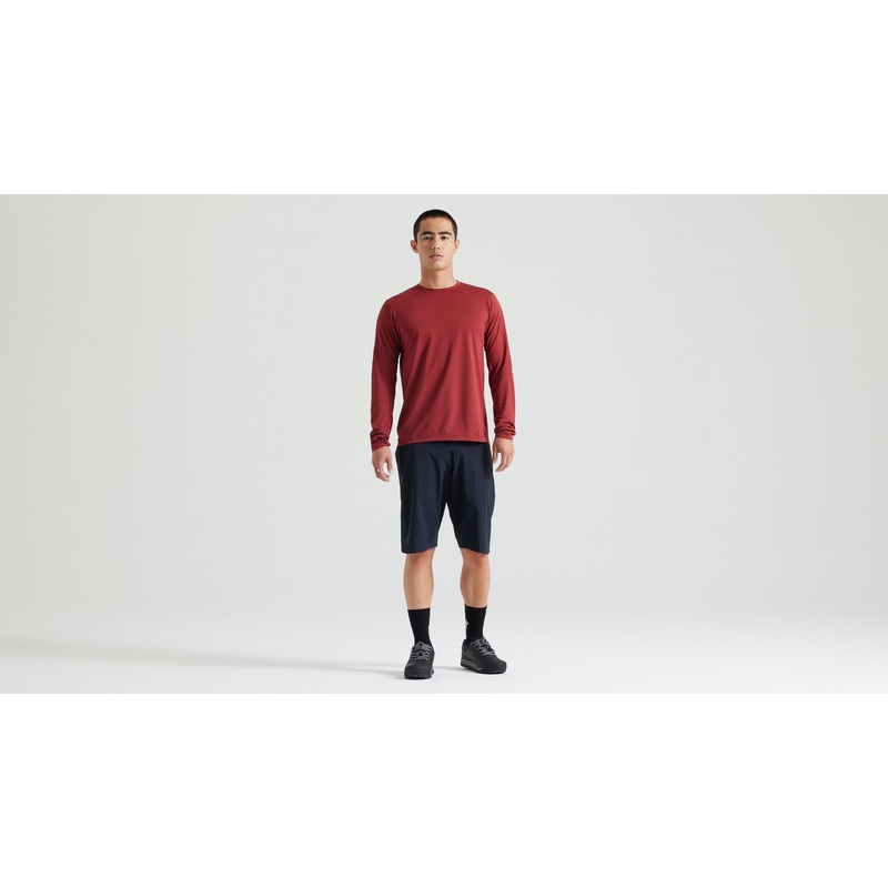 Kinetic Gravity Maillot Manga Larga Specialized Hombre Garnet Red