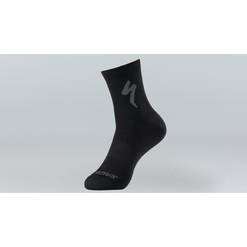 Soft Air Mid Logo Sock Specialized Negro