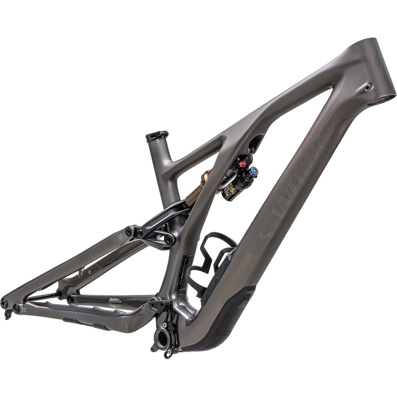 Stumpjumper Evo S-Works Cuadro Specialized 2023 Satin/Gloss Black Pearl/Brushed Black Chrome