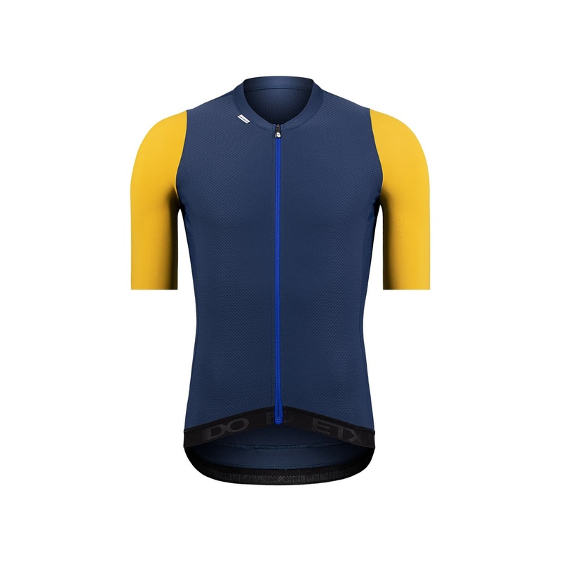Summum Etxeondo Unisex Short Sleeve Jersey Petrol/Mustard
