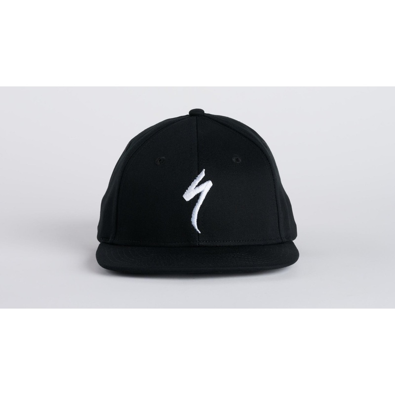 Flat Brim Gorra Specialized Negro/White