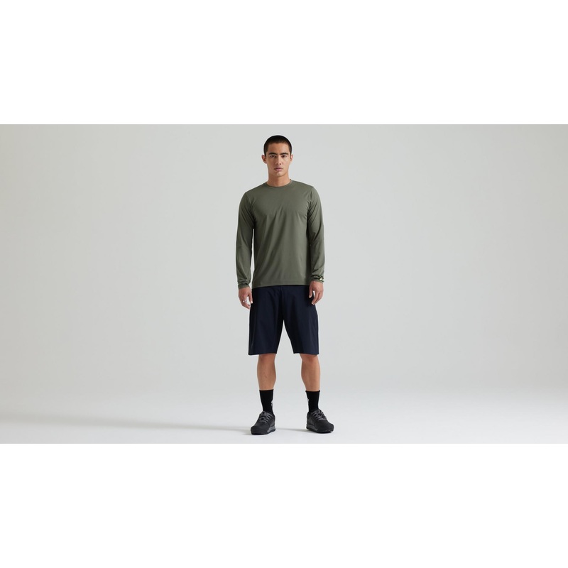 Kinetic Gravity Maillot Manga Larga Specialized Hombre Oak Green