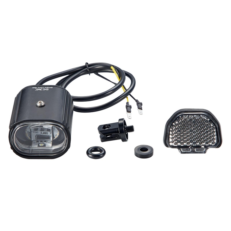 LGT Front Lezyne Power Stvzo E115 310 Lumens/12V Stem Mounted w/Faston Connectors
