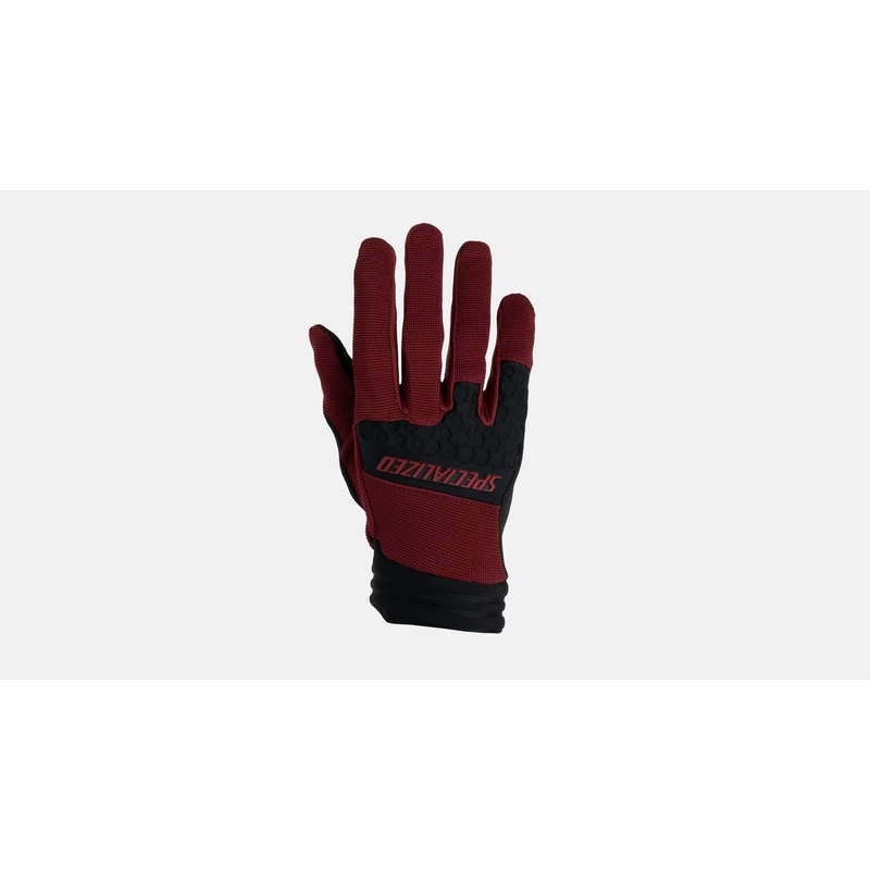 Specialized Men’s Trail Shield Long Gloves Garnet Red