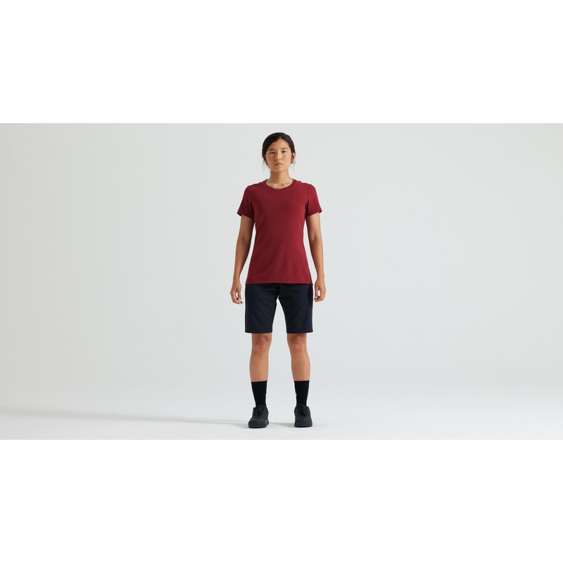 Trail Short Sleeve Jersey Specialized Women Garnet Red