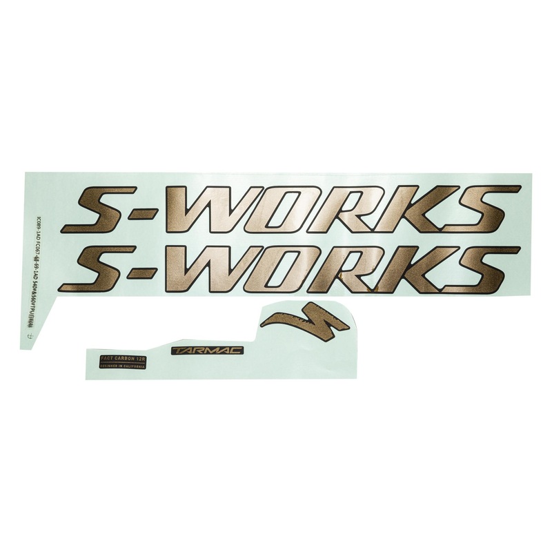 DCL MY22 Specialized Tarmac SL7 S-Works Frame Decal Kit Carb/Cmlnsnkeye 54/56Cm